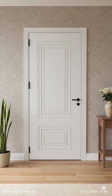 qapi ucun aksesuarlar: Yataq otağı üçün Yeni Otaq qapısı 90x205 sm Çərçivə ilə, Zəmanətli, Ödənişli quraşdırma, Pulsuz çatdırılma — 2