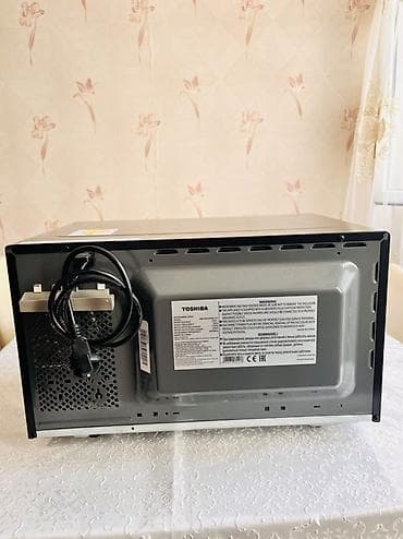 Mikrodalğalı sobalar: Mikrodalğalı soba Toshiba, Ayrıca dayanan, Mikrodalğalar ilə, rəng - Qara — 2