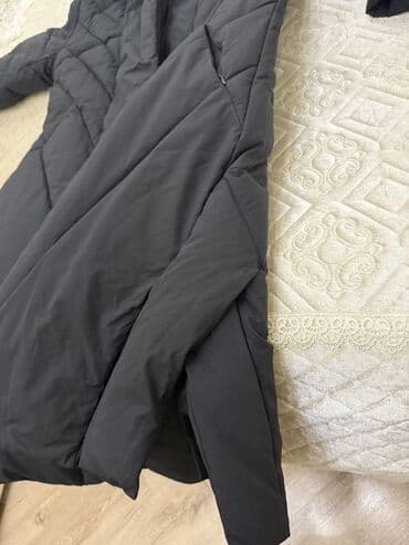 пальто зимнее: Пальто, S, цвет - Черный — 3