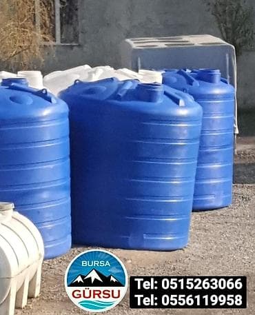 1 tonluq: Bak, Plastik, 10000 l l, Yeni — 10