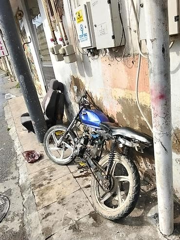 moon moped ehtiyat hisseleri: Moped/motorsiklet karkası və ehtiyat hissələri - Rəng: mavi benzin — 3