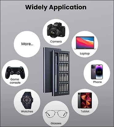 maqnitli setka: Precision tornavida dəsti – 24 başlıq + maqnitli dəstək - Yüksək — 4