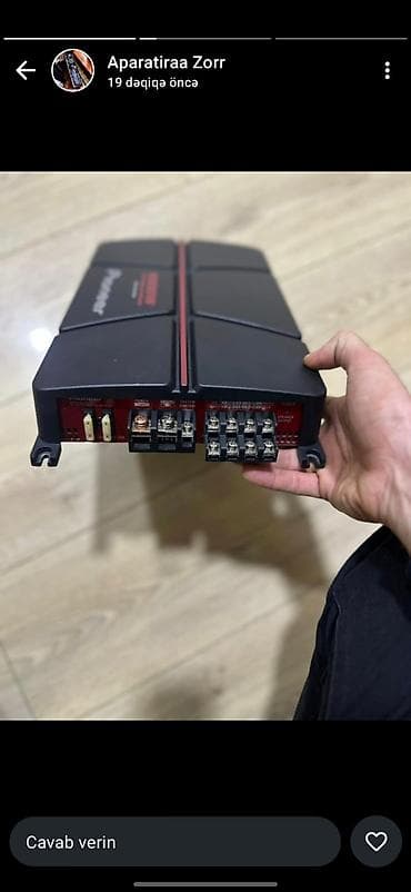 Pioneer avtomobil gücləndiricisi - Model: GM‑A6704 (üzərində “1000W