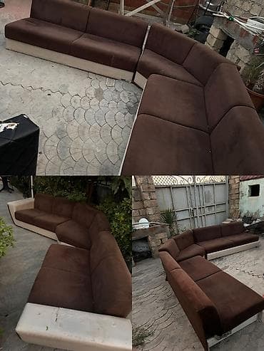 saloglu mebel: Künc divan, İşlənmiş, Bazalı, Parça — 1