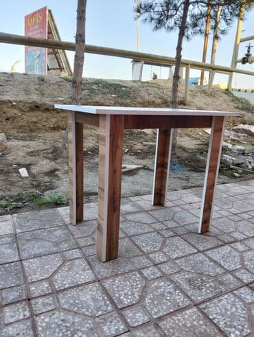 mətbəx masası işlənmiş: Mətbəx masası, Yeni, Açılmayan, Laminat, Dördbucaq masa — 1