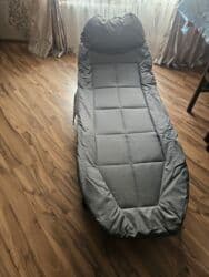 stol və stul dəstləri: Qatlanan rahat istirahət çarpayısı / şezlong - Rəng: tünd boz - — 1