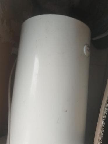 demir su ceni: Elektrik su qızdırıcısı (boyler) - Şaquli silindrik korpus, ağ rəng - — 3