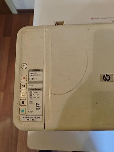 hp printer skaner: HP Deskjet F2280 All-in-One çoxfunksiyalı qurğu Xüsusiyyətlər: - 3‑ü — 1