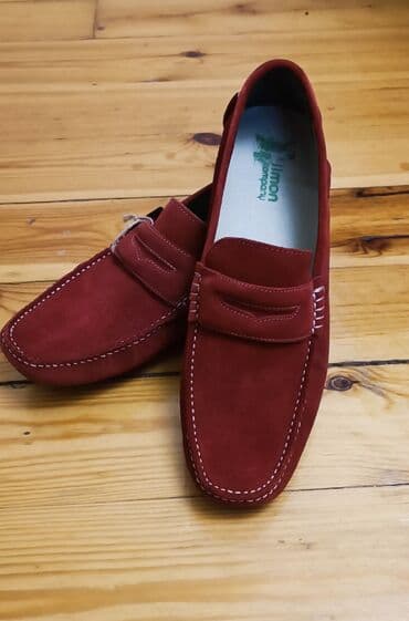 parça mokasinlər: Makasin təzə Türkiyə brendi natural əsl dəri zamşa . 44 razmer tünd — 1