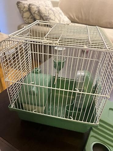 Heyvanlar üçün mallar: Hamster ucun qefes satilir, elave oyuncaqlar da var. Icini deyismek — 3
