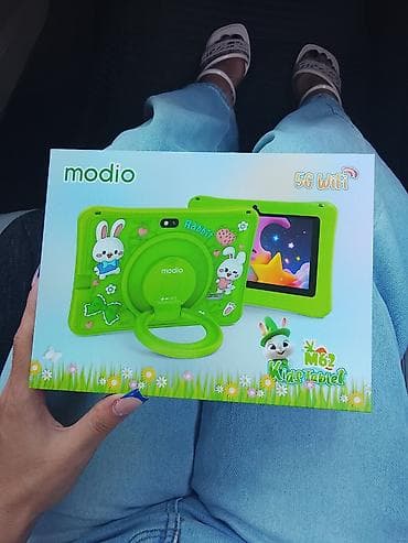 android box for tv: Modio M62 Kids Tablet – uşaqlar üçün rəngarəng planşet - 5G Wi‑Fi — 3