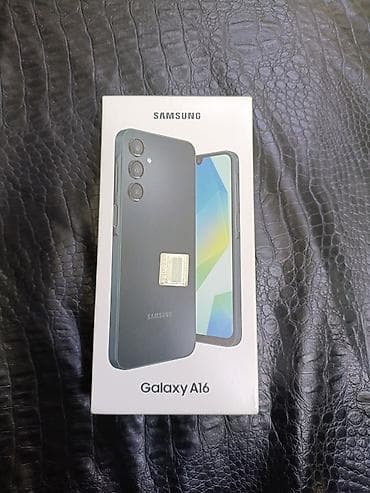Samsung Galaxy A16, 128 GB, rəng - Qara, Barmaq izi