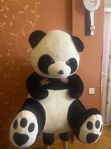 besik oyuncagi: Nəhəng ölçülü panda plyuş oyuncağı - Həqiqi panda rənglərində — 1