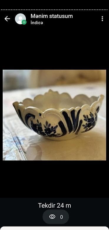 dekor daş: Vaza dəsti, Xrustal — 4