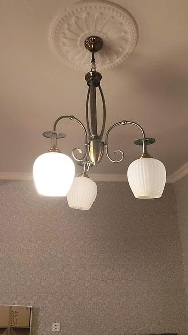 yagis isiqlar: Çılçıraq, 3 lampa, Metal — 1