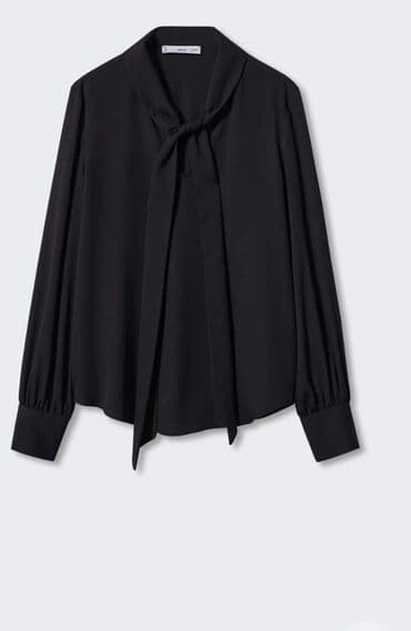 женская шифоновая блуза: Qara bluz mango.Yeni/etiketi üzərindədir. 38 ölçü — 4