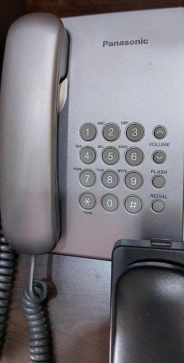 Аристоны: Стационарный телефон Panasonic, Проводной, Б/у, Самовывоз, Платная доставка — 2