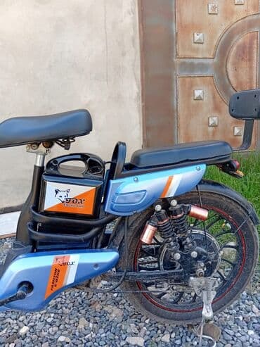 электроскутер купить в баку: Elektrik skuter/siklomotor - Rəng: mavi-qara - Ön tərəfdə iri metal — 5