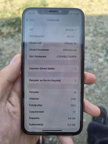 iphone xs irşad: IPhone Xs, 64 GB, Qızılı, Face ID — 2