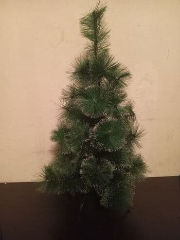 Hədiyyə bağlamaları: Süni şam ağacı - Material: PVC iynəciklər, metal/plastik dayaqlı — 2