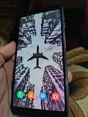 samsung galaxy j7 ekran: Samsung Galaxy A7 2018, 128 GB, rəng - Göy, İki sim kartlı — 3