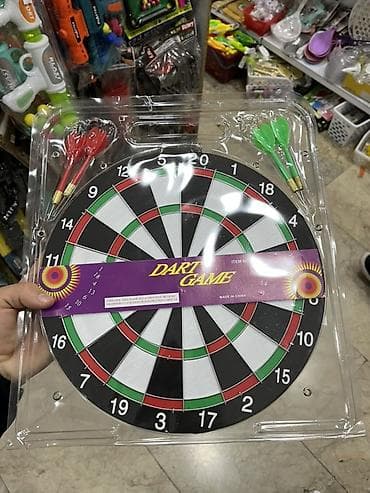 Dart oyunu seti - Klassik 1–20 nömrəli hədəf taxtası, ikiqat (double)