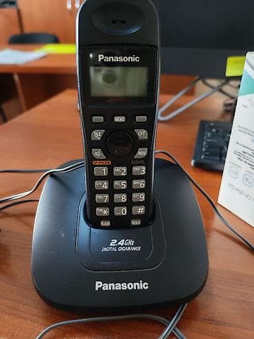 telefon islenmis: Stasionar telefon Panasonic, Simsiz, İşlənmiş, Ünvandan götürmə — 2