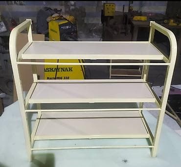 dəmir dolab: Metal karkaslı çoxsəviyyəli ayaqqabılıq/rəf sistemi - 4 mərtəbəli — 5