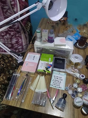 для маникюра: Peşəkar manikür üçün tam avadanlıq və material seti Avadanlıq: - BOYA — 4