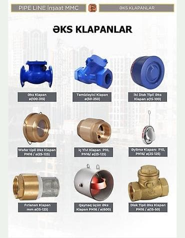 qaz beci: Siyirtmə klapanlar (zadvijkalar) boru kəmərlərində maye və ya qaz — 5