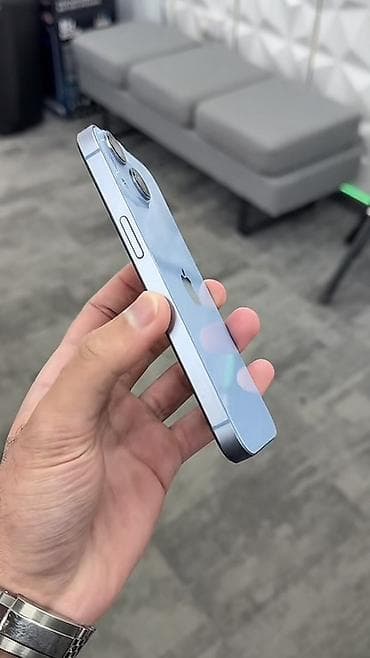 iphone 7 aux: IPhone 14, 128 GB, Mavi, Barmaq izi, Face ID, Kredit — 2