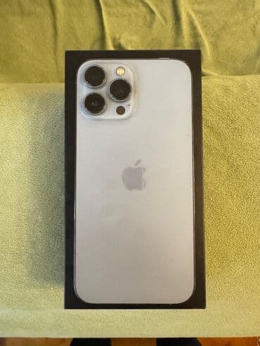 Apple iPhone: IPhone 13 Pro Max, 256 GB, Blue Titanium, Barmaq izi, Simsiz şarj, Face ID — 2