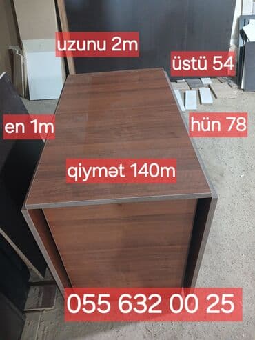 Ofis resepsiyon/administrator masası - Material: laminat/LDSP ağac