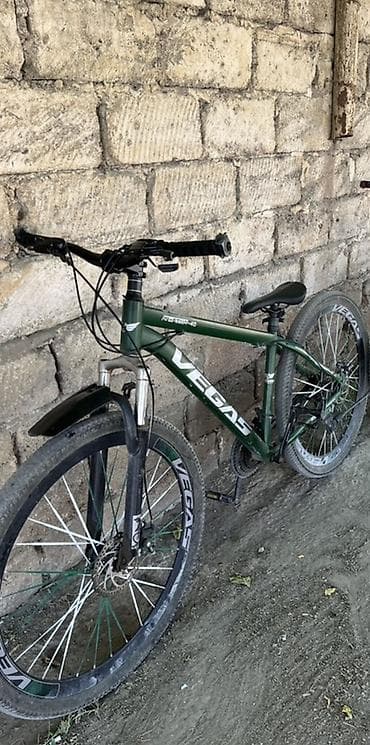 velosiped kameri: VEGAS dağ velosipedi - Rəng: tünd yaşıl, iri “VEGAS” loqosu - — 2