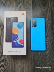 samsung m11 qiymeti: Redmi Note 11, 128 GB, rəng - Göy, Zəmanət, Sensor, Barmaq izi — 1