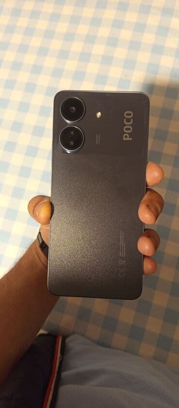 телефон fly cirrus 6: Poco C65, 256 ГБ, цвет - Синий, Отпечаток пальца — 2