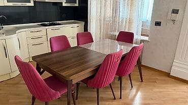 stol stul satilir: F99Masa dəsti satılır 450₼. Ünvan Nizami. 0090. Fatimə99 — 1