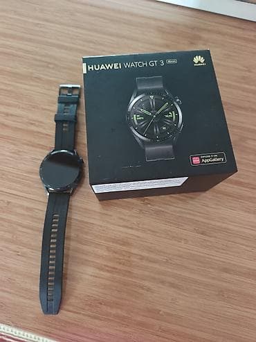 oryent saat: Smart saat, Huawei, Suya davamlı, rəng - Qara — 2