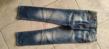 dəri şalvar: Uşaq cins şalvarı – Dsquared2 - Brend: Dsquared2 (etiket üzərində) - — 1