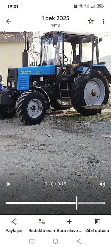 led fara: Belarus 892 traktor - Marka/model: Belarus 892 (МТЗ-892) - Rəng: mavi — 2