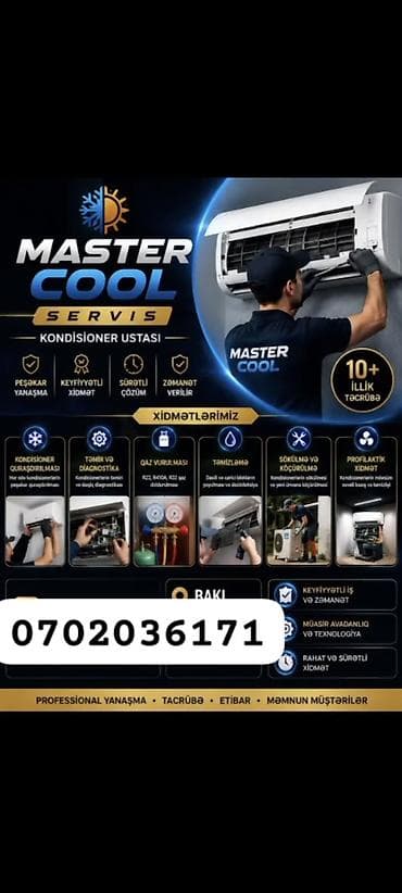 ssd satilir: Master Cool Servis – Kondisioner ustası xidməti Xidmətlər: - — 1