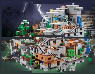 Lincoln: Майнкрафт конструктор.Это конструктор Minecraft "Горная пещера" — 1