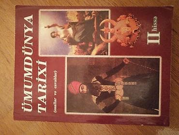 Ümumi Tarix test kitabı. 15manatdır 8 manata verirəm. İçi təmizdir