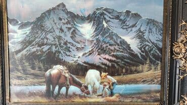 Kətan üzərində rəsm