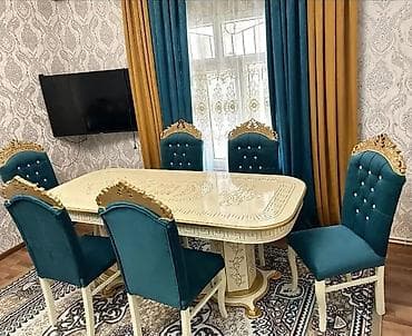 qonaq stolu: Qonaq otağı üçün, Yeni, 6 stul — 2