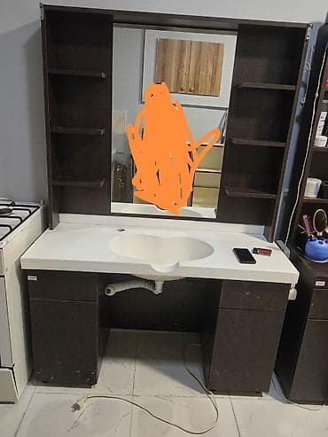 Bərbərxana üçün tam dəst mebel və avadanlıq. Gorduyunuz Berber mebel — 1
