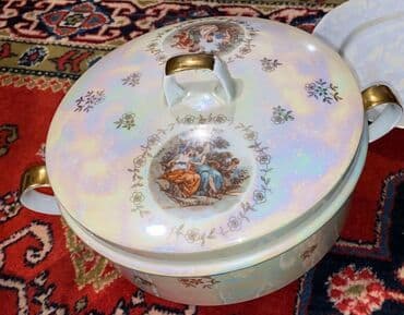 Çaydanlar və qəhvədanlar: Sup qabları, 1 əd, rəng - Ağ, Farfor, Çexiya — 1