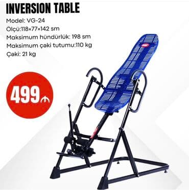 cadır ev: Inversion Table – Ev və fitnes zalları üçün çevrilmə trenajoru Mövcud — 5