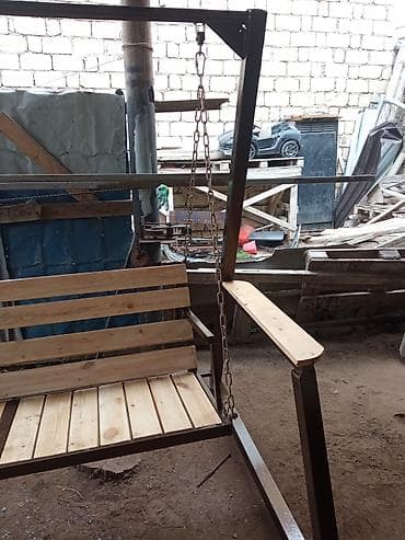 elif mebel: Texas uslublu yelləncək.60-60a profillə yıgılıb .zərli hammerton — 2