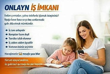 Çağrı mərkəzi operatoru tələb olunur, Yalnız qadınlar üçün, İstənilən yaş, Təcrübəsiz